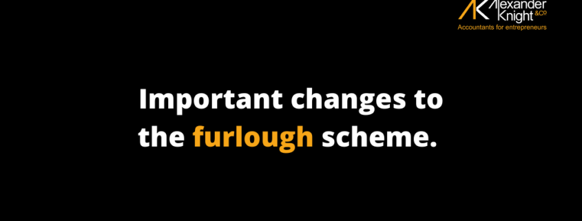 Changes to the furlough scheme for employers