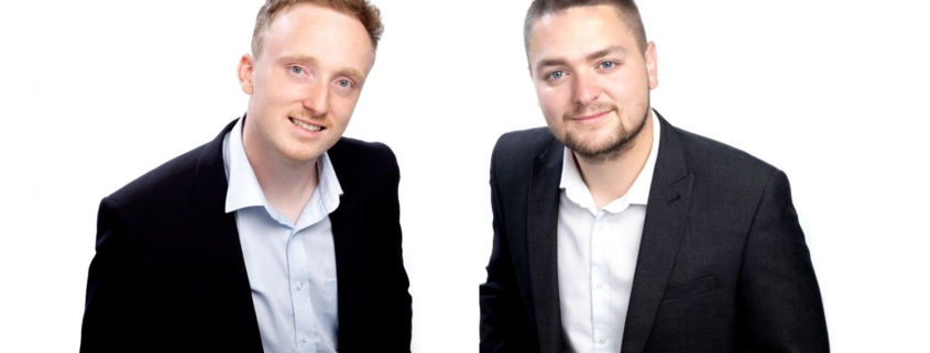 Alastair Tough and Jack Crowther of Alexander Knight & Co accountants in Hale